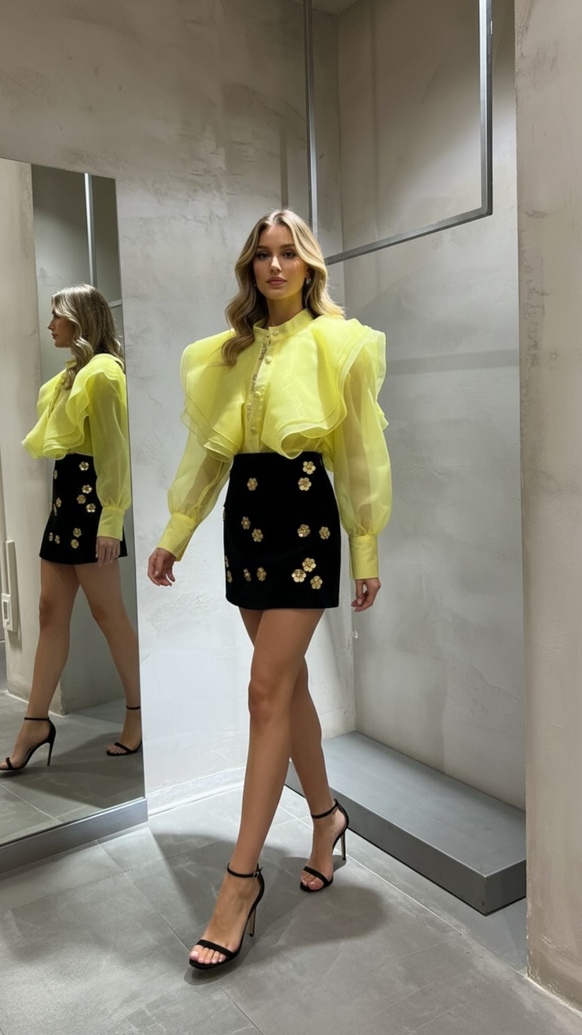 camicia gialla
