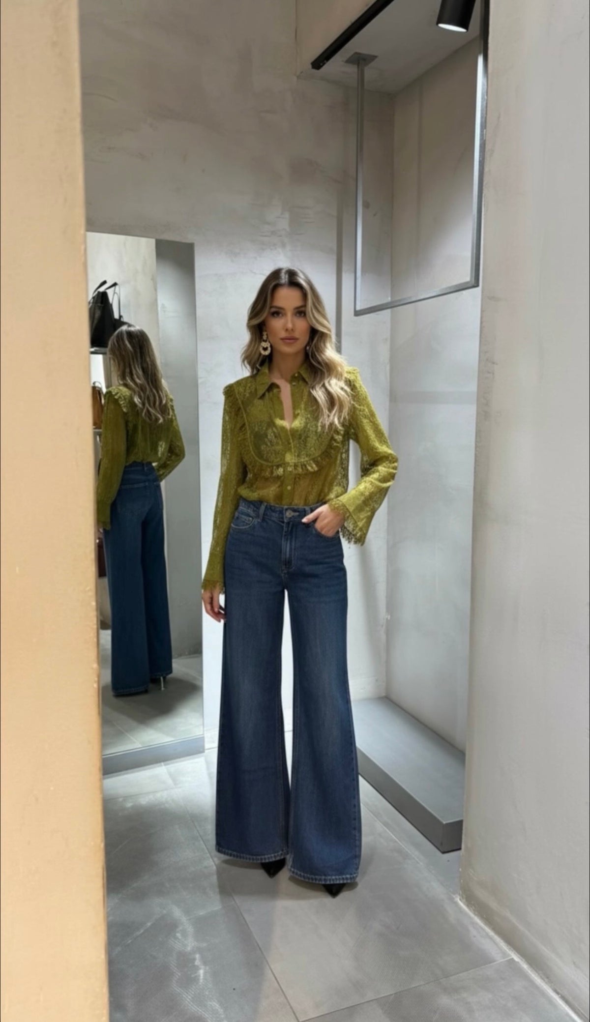 Camicia in pizzo