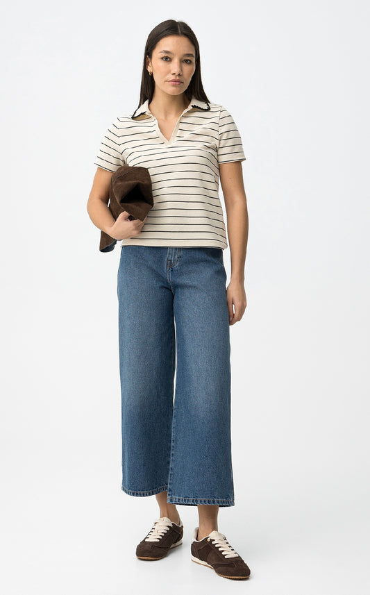 Jeans Cropped Wide