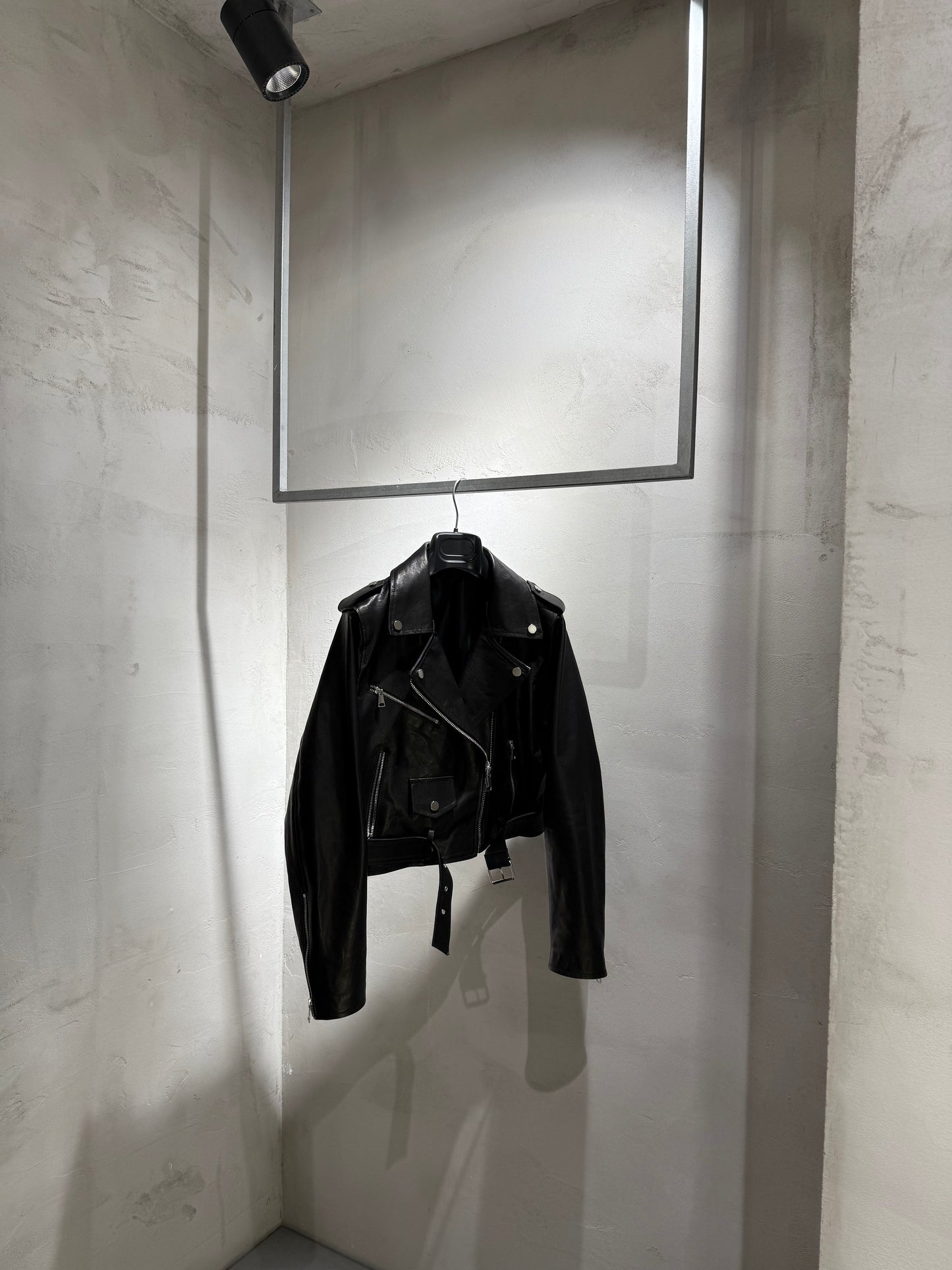 Giacca biker Pelle
